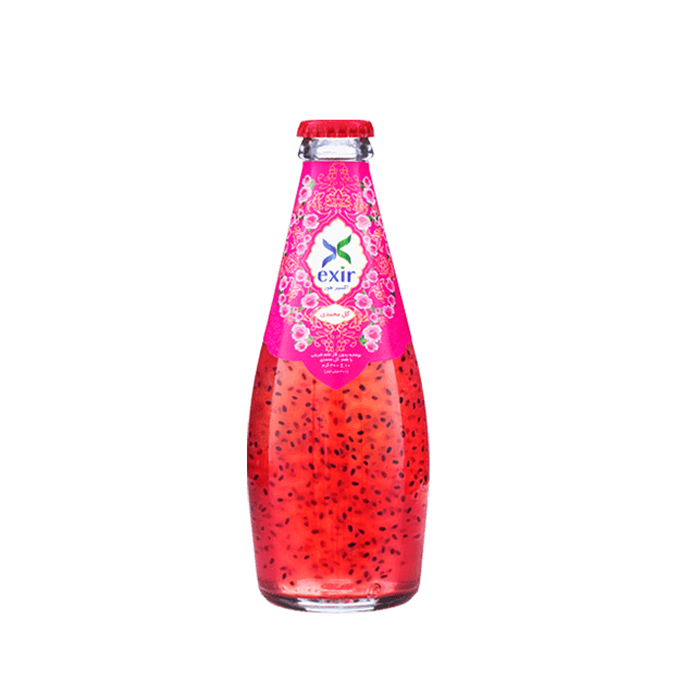 نوشابه بدون گاز گل محمدی